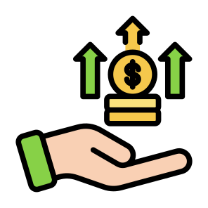 Profit Increase, Profit, Increase, Finance, Growth, Money icon