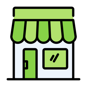Store, Merchant, Shop, Retail, Commerce, Building icon