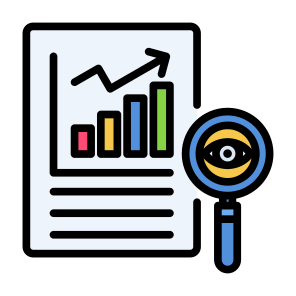 Transparency Report, Transparency, Audit, Data, Vision, Analysis icon