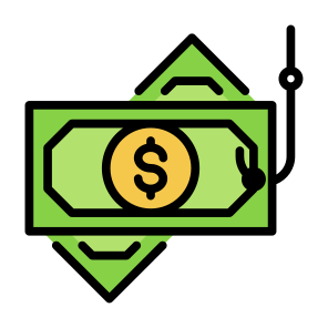 Bait, Money, Dollar, Banknote icon