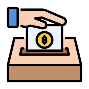 Elections, Money, Vote, Politics, Bribe icon