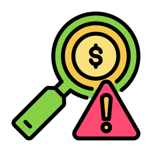 Search, Investigation, Dollar, Coin, Investigation icon