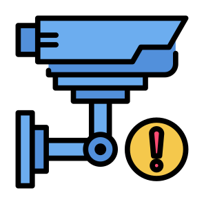 Surveillance, Technology, Security,  Security Camera, Sign icon