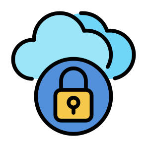 Cloud Key, Cloud, Key, Security, Privacy, Cloud Lock   icon