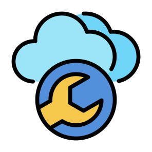 Cloud Maintenance, Cloud, Cloud Service, Maintenance, Setting, Configuration icon