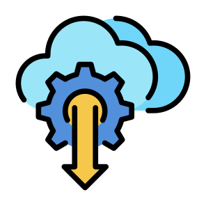 Cloud Report, Cloud, Report, Storage, Data, Analytics icon