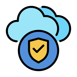 Cloud Security, Cloud, Security, Secure, Protection, Cloud Computing   icon