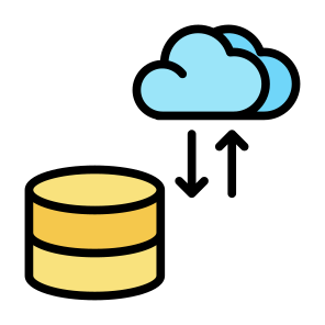 Cloud Transfer, Cloud, Transfer, Data Transfer, Server, Storage icon