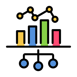 Data Analytics, Data, Analytics, Statistics, Report, Benchmark icon