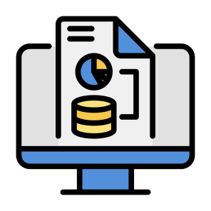 Data  Report, Server Report, Server, Report, Data Storage, Data, Analytics icon