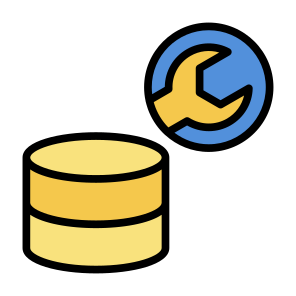 Database Management, Setting, Database, Maintenance, Server, Configuration  icon