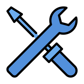 Maintenance, Repair, Setting, Wrench, Tools, Installation  icon