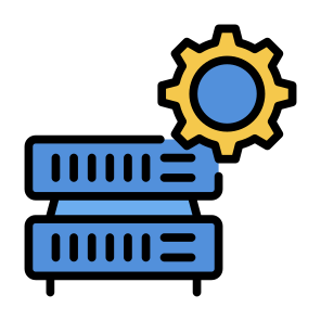 Server Settings, Server, Setting, Configuration, Database, Management  icon