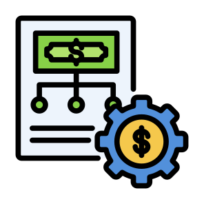 Cost Allocation, Money, Plan, Checklist, Budget icon