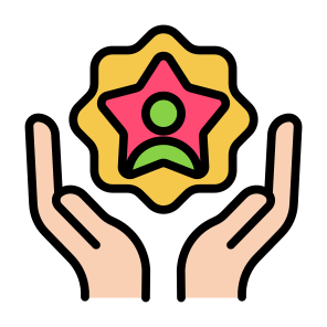 Customer Loyalty, Stars, Client, Rating, Reward Points icon