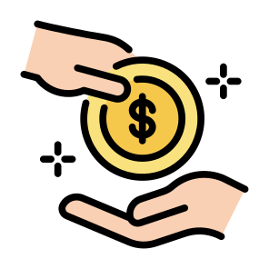 Incentive, Hand, Salary,  Benefit, Payment icon