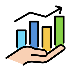 Investment, Money, Growth, Profit, Salary icon