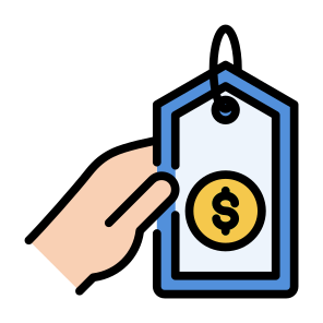 Pricing, Money, Price, Sale, Label icon