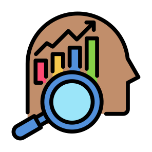 Analytical Skills, Head, Improvement, Growth, Analytical icon