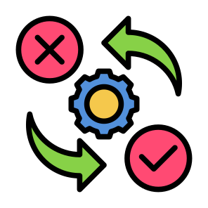 Decision Making, Arrow, All Directions, Process, Project Management  icon