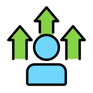 Improvement, Career, Growth, Skills, Success icon