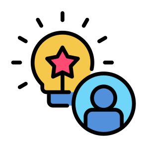 Inspiration, Employee, Creativity, Solution, Innovation  icon