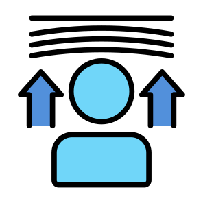 Resilience, People, Strong, Pressure, Flexibility  icon