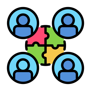 Teamwork, Group, Team, Collaboration, Partnership  icon