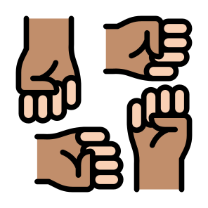 Teamwork, Hands, Support, Collaboration, Sport Team  icon