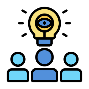Vision, People, Eye, Employee, Teamwork  icon