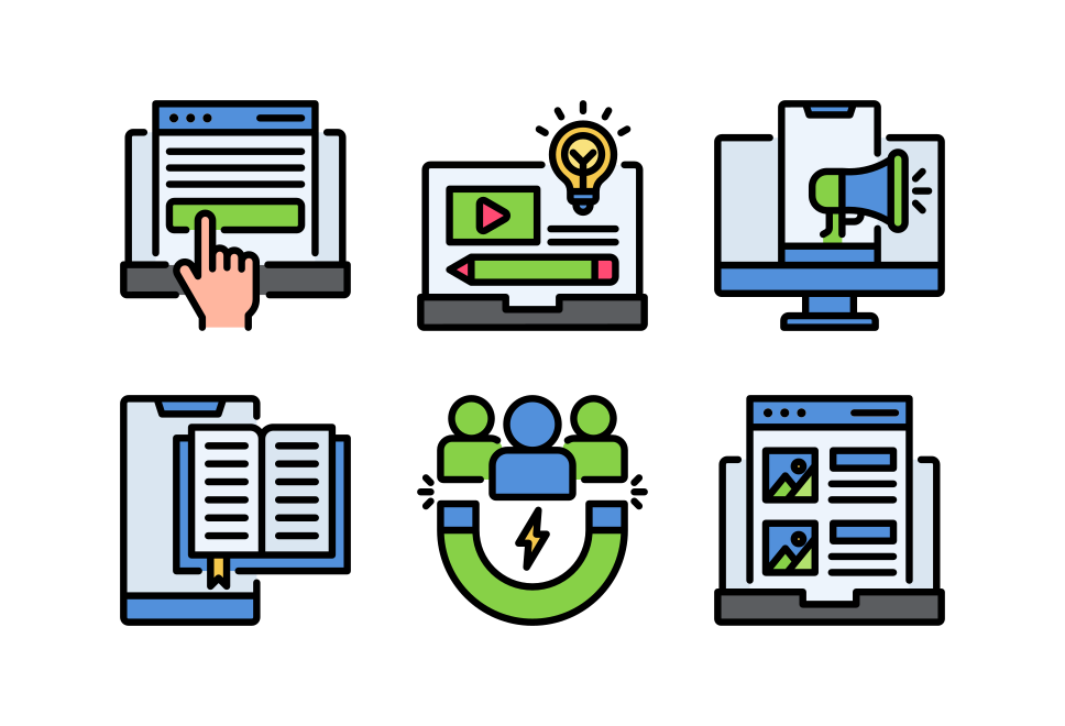 Content Marketing Large Set Preview