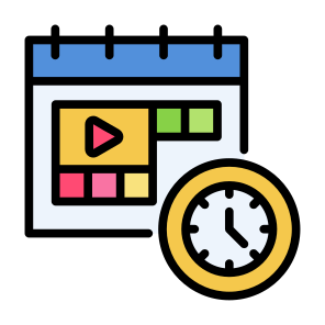 Content Planning, Content, Schedule, Publish, Calendar, Planning icon