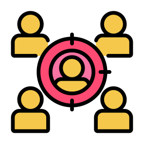 Target Audience, Targeting, Target,  Audience, Marketing, Customer icon