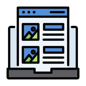 Web Content, Website, Article, Content, Table Content, Blog icon