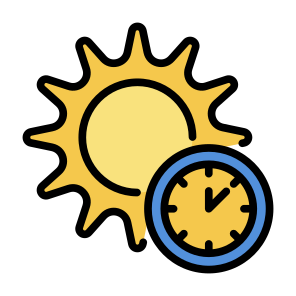 Day, Time And Date, Sun, Time, Hours, Clock icon