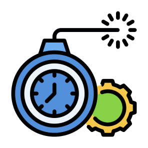 Deadline, Overdue, Overtime, Rush, Planning, Time Management, Time icon