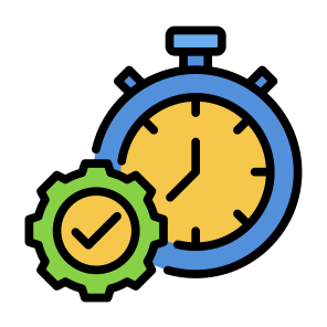 Efficiency, Time, Optimization, Effectiveness, Output, Time Management, Productivity, Performance icon