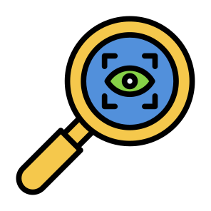 Focus, Aim, Target, Search, Targeting, Magnifying, Searching icon