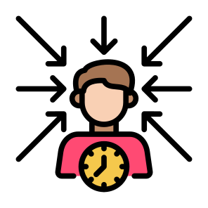 Focus, Worker, Employee, Time Management, Concentration icon