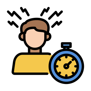 High Pressure, User, Work, Time, Stress  icon