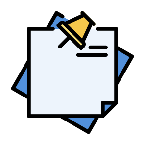 Sticky Notes, Post It, Memo, Reminder, Paper, Office Material, Notes icon