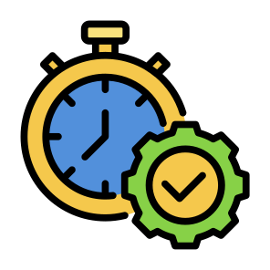 Time Management, Efficiency, Productivity, Clock, Time, Work Experience, Schedule, Timetable icon