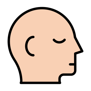Head, Human, Profile, Face, User icon