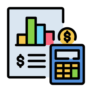 Budget Calculation, Budgeting, Report, Budget, Cost, Calculation icon