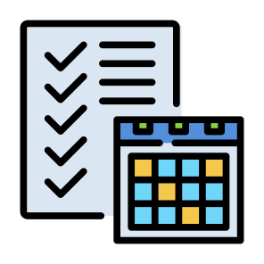 Daily Tasks, Tasks, Schedule, To Do List, Planning, Checklist   icon