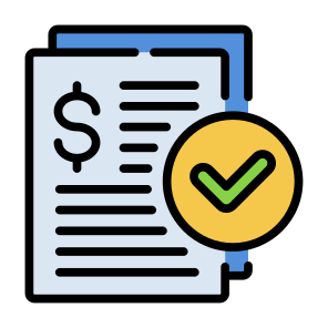 Paid, Taxes, Tax, Receipt, Document, File  icon