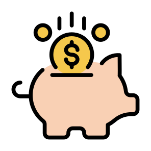 Savings, Save, Money, Piggy, Bank, Cost Saving icon