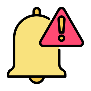 Alert, Notification, Caution, Warning, Attention  icon