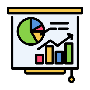 Data Analysis, Analysis, Statistics, Pie Chart, Statistics Report  icon