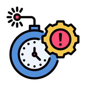 Deadline, Time Limit, Risk, Warning, Alert  icon